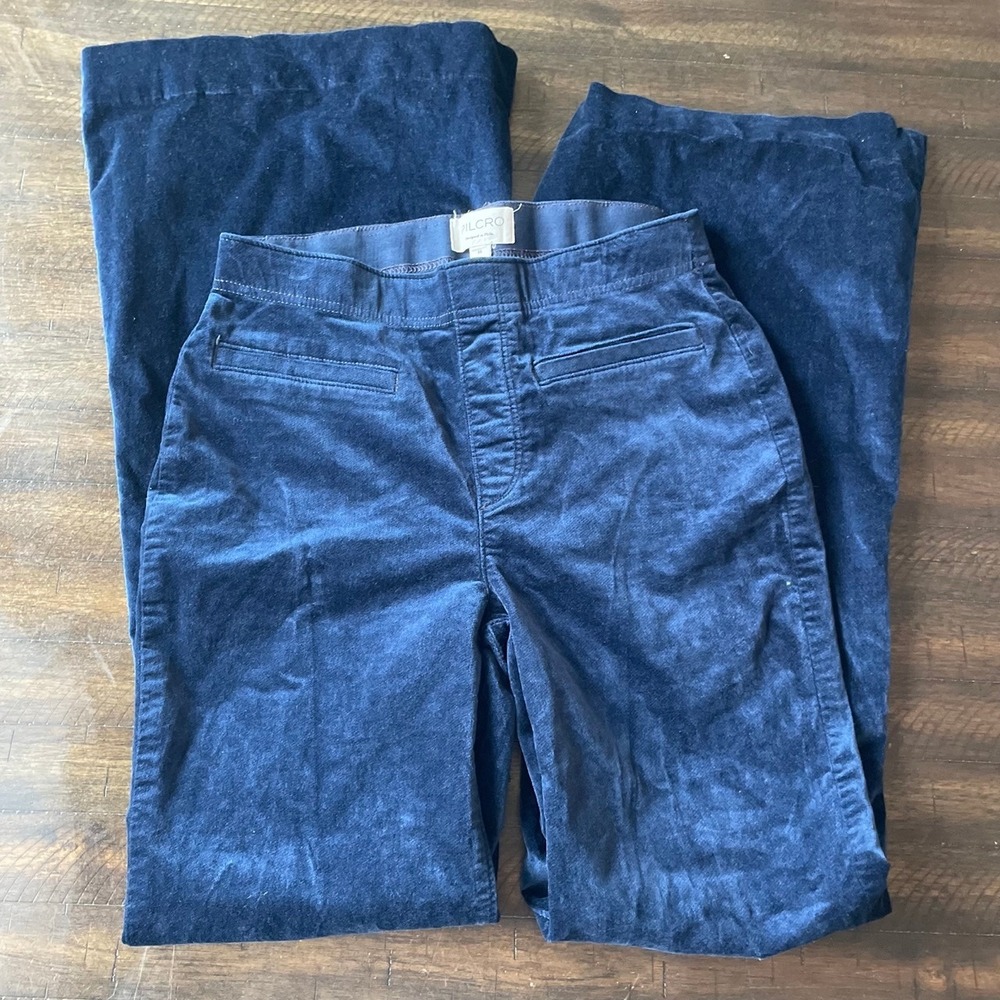 Pilcro Navy Wide Leg Pants